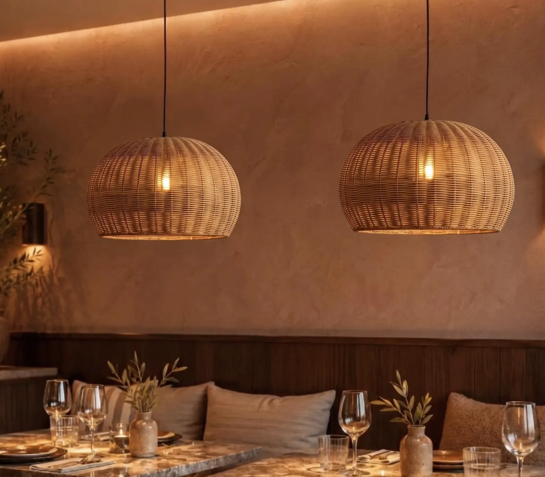 Grand Rattan Pendant